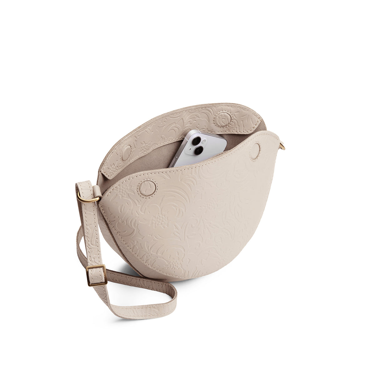 Jasmine | Half circle shaped sling bag