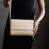 Jasmine | Leather Crossbody Bag with Magnetic Messenger Bag Closure