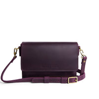 Larkspur*Mini | Leather Crossbody Bag with Magnetic Messenger Bag 