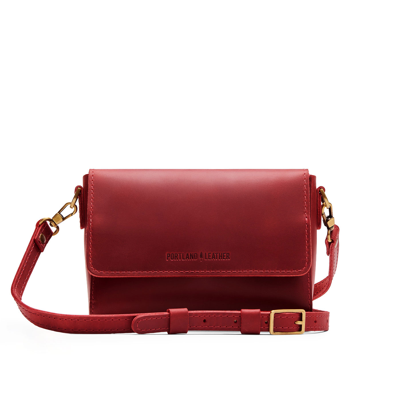 Phoenix*Mini | Leather Crossbody Bag with Magnetic Messenger Bag 