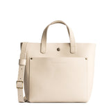 Bone Classic | Crossbody tote bag with snap closure and front pocket