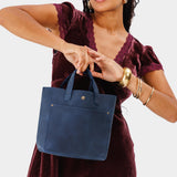 Deep Water Classic | Crossbody tote bag with snap closure and front pocket