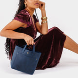 Deep Water Classic | Crossbody tote bag with snap closure and front pocket