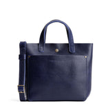 Cobalt Classic | Crossbody tote bag with snap closure and front pocket