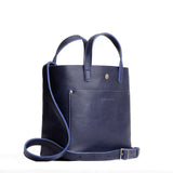 Cobalt Classic | Crossbody tote bag with snap closure and front pocket