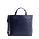 Cobalt Zipper | Crossbody tote bag with zipper closure and front pocket
