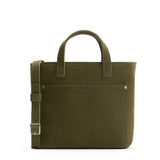 Verdant Zipper | Crossbody tote bag with snap closure and front pocket