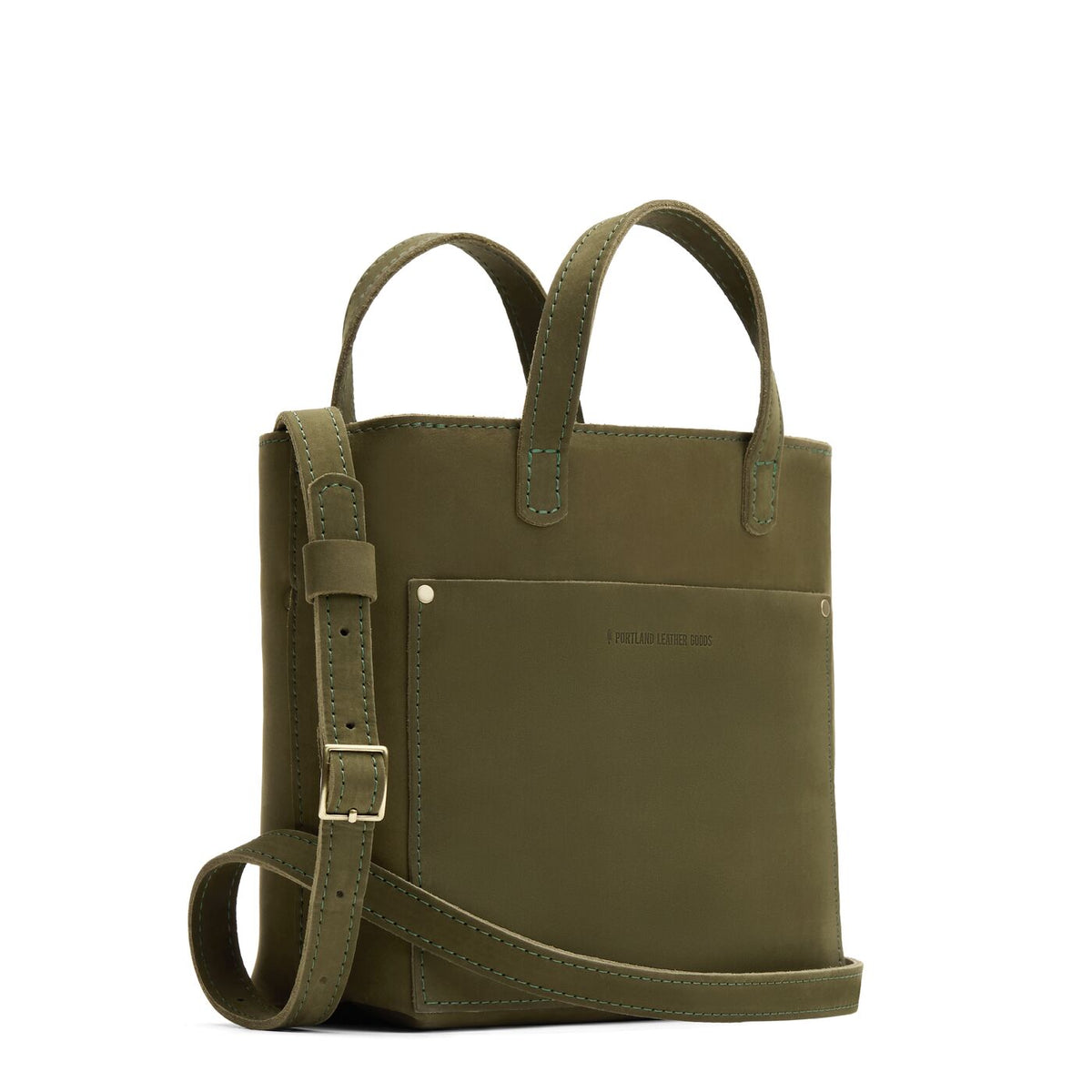 Verdant*Zipper | Crossbody tote bag with snap closure and front pocket