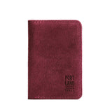 Red Panda | Leather passport case with PLG logo