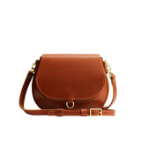 Madrone Small | Petite leather Crossbody with a flap and magnetic closure