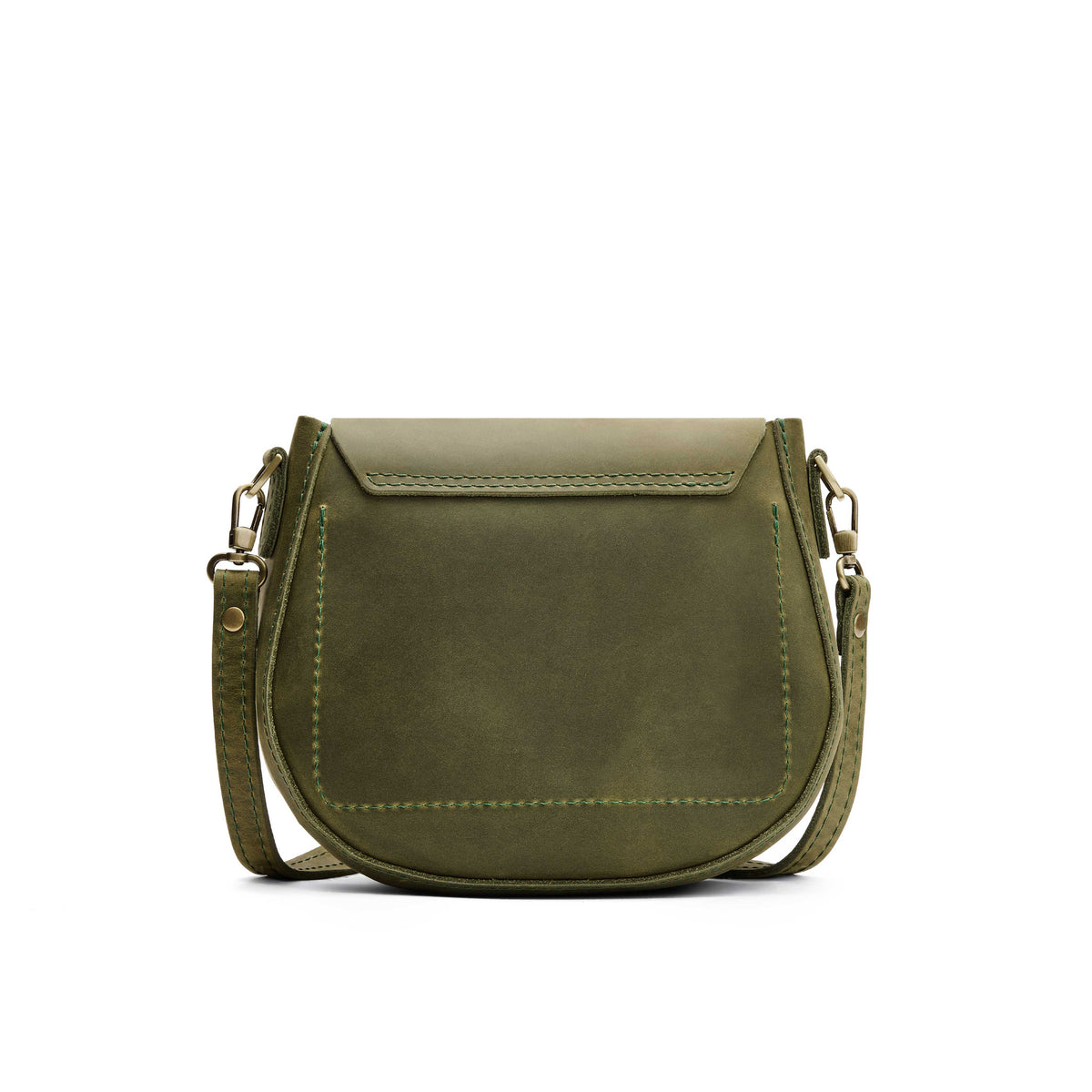 Old Growth*Small | Petite leather Crossbody with a flap and magnetic closure