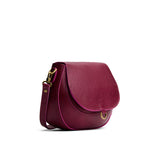 Orchid Small | Petite leather Crossbody with a flap and magnetic closure