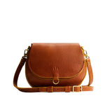 Sienna Small | Petite leather Crossbody with a flap and magnetic closure