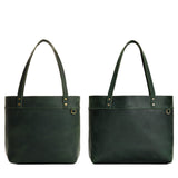 Evergreen | Side by side comparison of both sizes of the Montana Tote