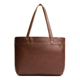 Asheville Large Classic | Leather tote bag with riveted straps and exterior key loop