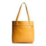 Sunshine Medium Classic | Leather tote bag with riveted straps and exterior key loop
