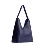 Cobalt Oversized | Large shoulder bag with magnetic snap closure