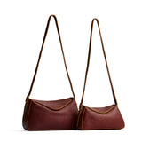 Nutmeg | Size comparison image of small and medium Neruda Crossbody