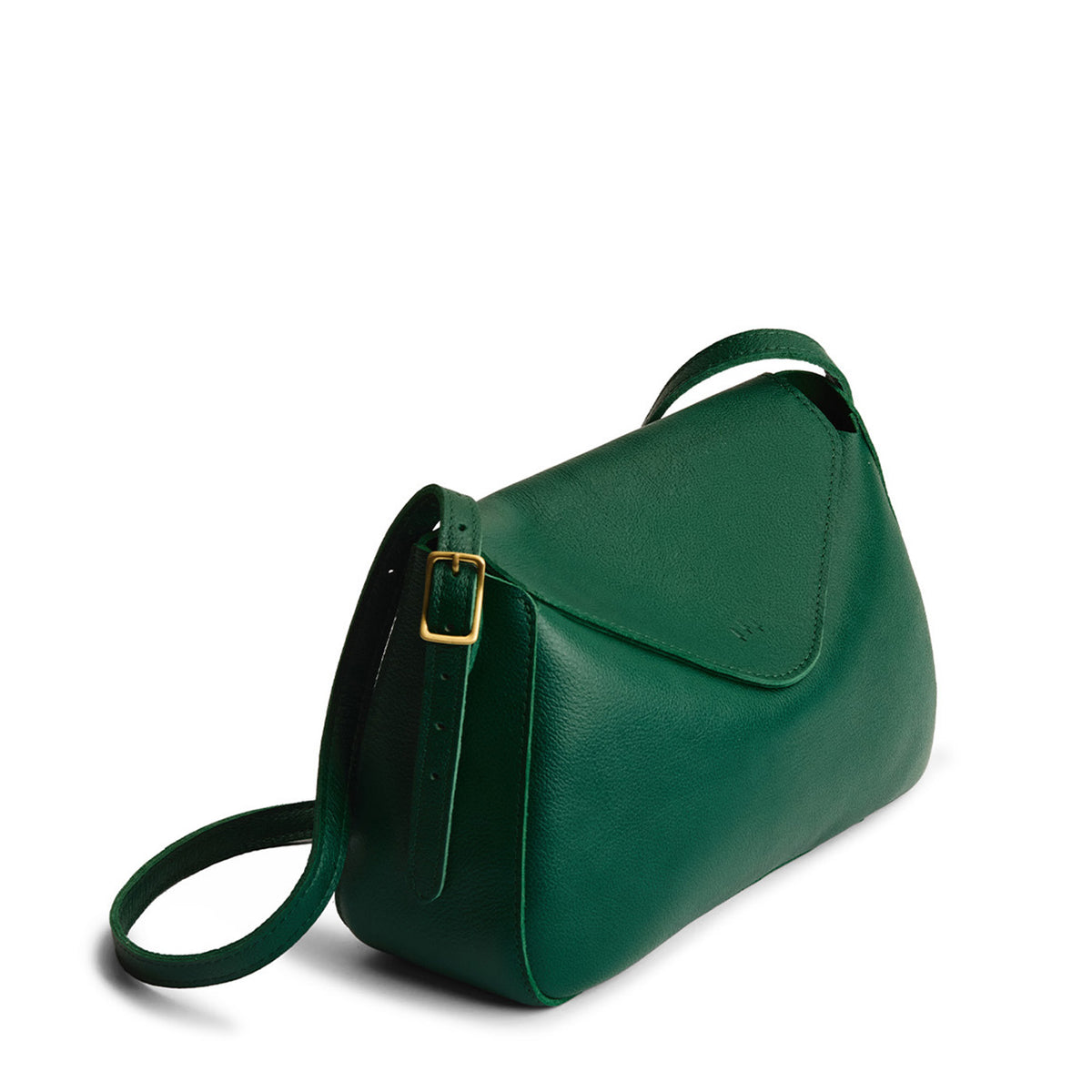 Bacalar*Medium | Leather Crossbody with a flap and magnetic closure