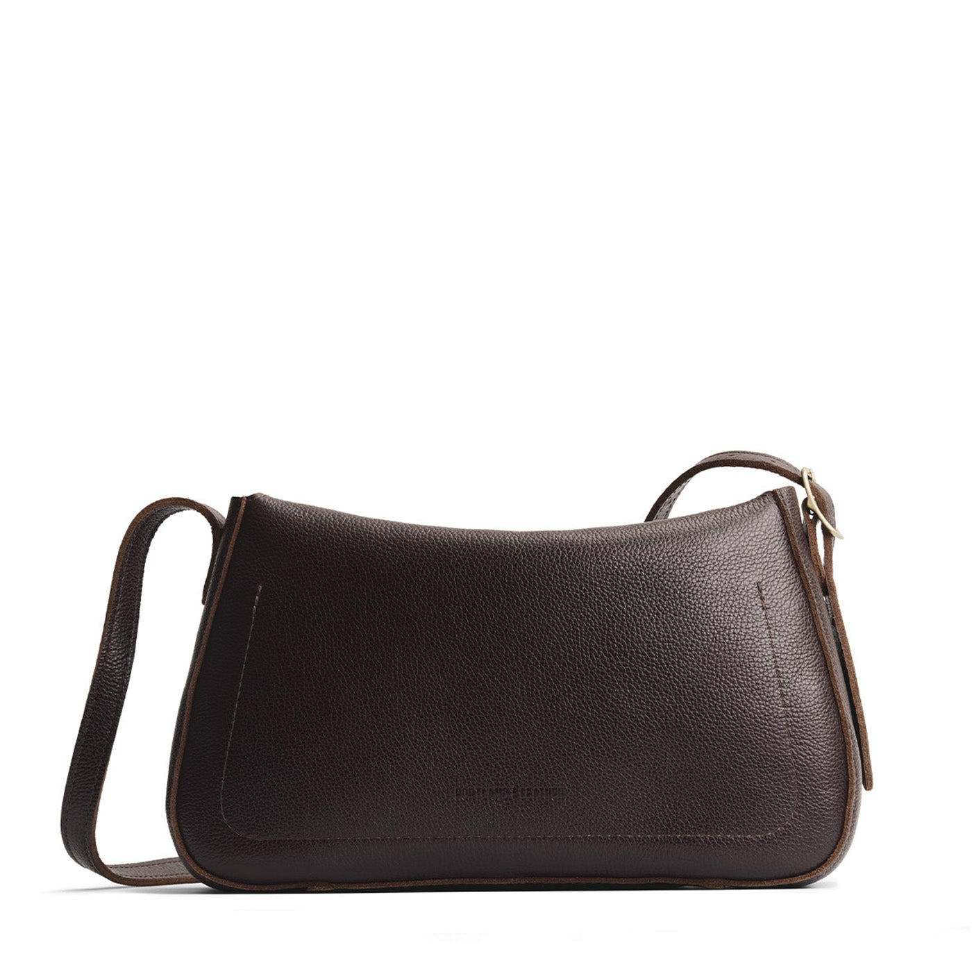 Coldbrew*Medium | Leather Crossbody with a flap and magnetic closure