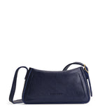 Cobalt Small | Leather Crossbody with a flap and magnetic closure
