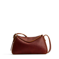 Nutmeg*Small | Leather Crossbody with a flap and magnetic closure