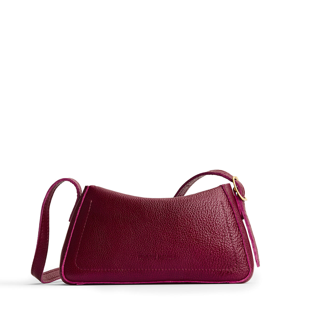 Orchid*Small | Leather Crossbody with a flap and magnetic closure