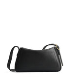 Pebbled--black Small | Leather Crossbody with a flap and magnetic closure