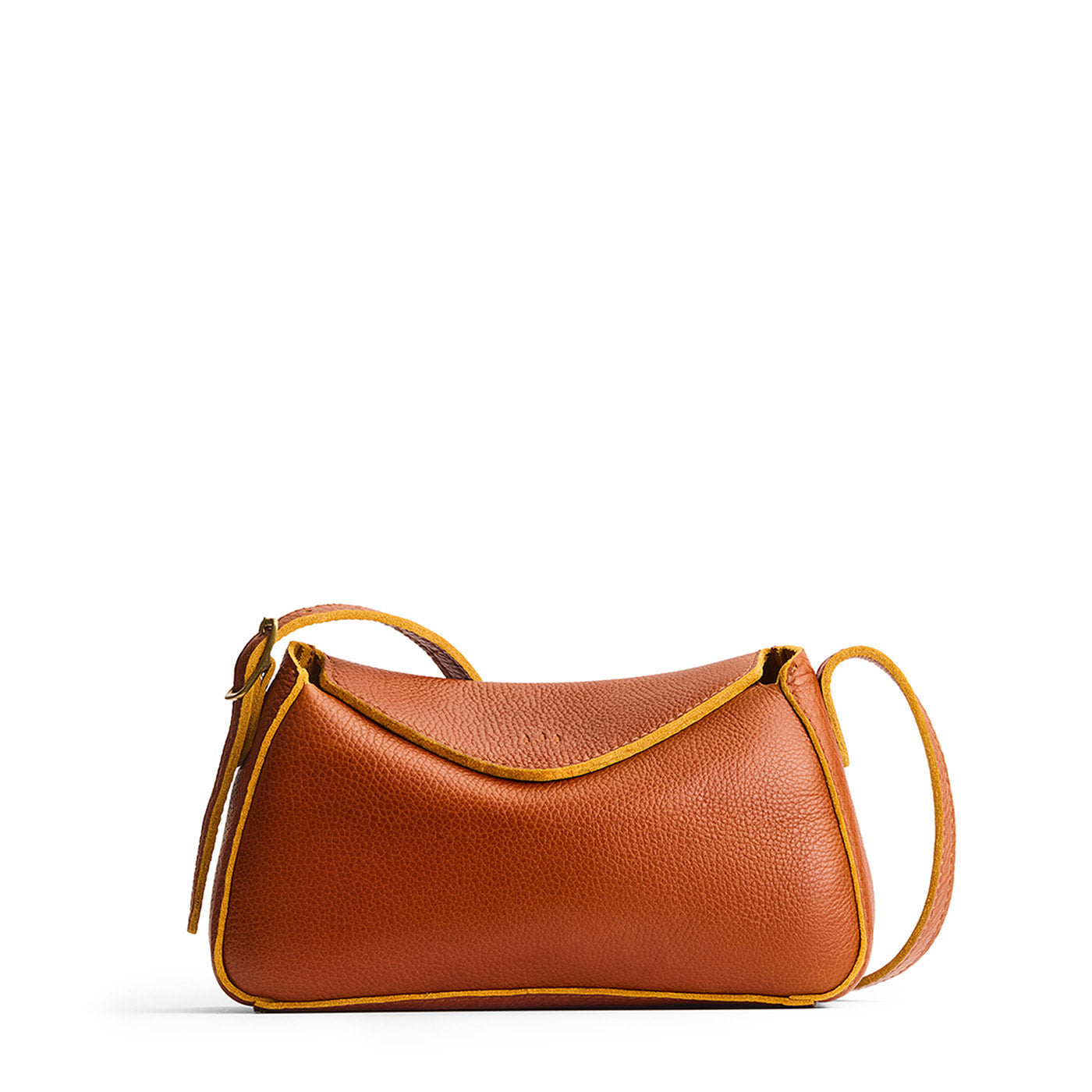 Sienna*Small | Leather Crossbody with a flap and magnetic closure