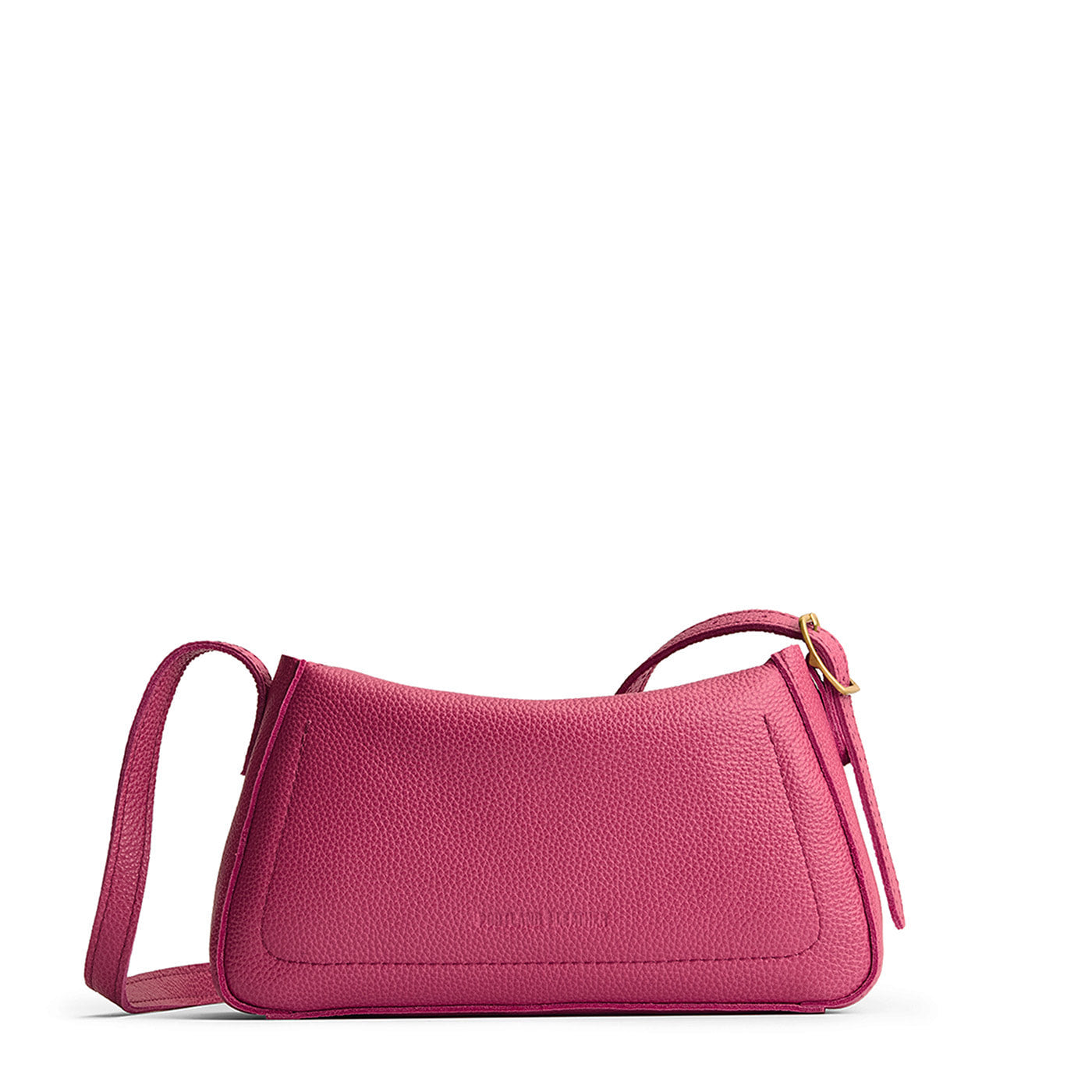 Wild Rose*Small | Leather Crossbody with a flap and magnetic closure