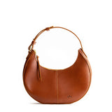 Honey Small | Crescent shaped shoulder bag with zipper closure and adjustable strap
