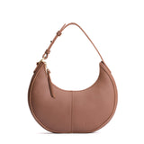 Sunkissed Small | Crescent shaped shoulder bag with zipper closure and adjustable strap