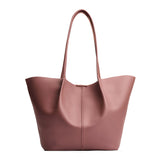 Sunkissed Oversized | Extra wide bucket shaped tote bag with matching leather handles