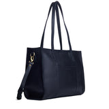 Night Owl Oversized East/West | Structured wide tote bag with overlapping panels and crossbody strap