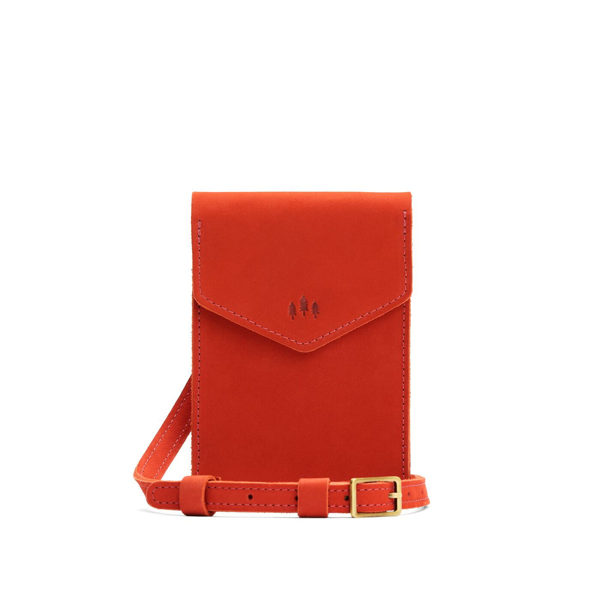 Paprika | Slim, phone-shaped crossbody purse with magnetic closure
