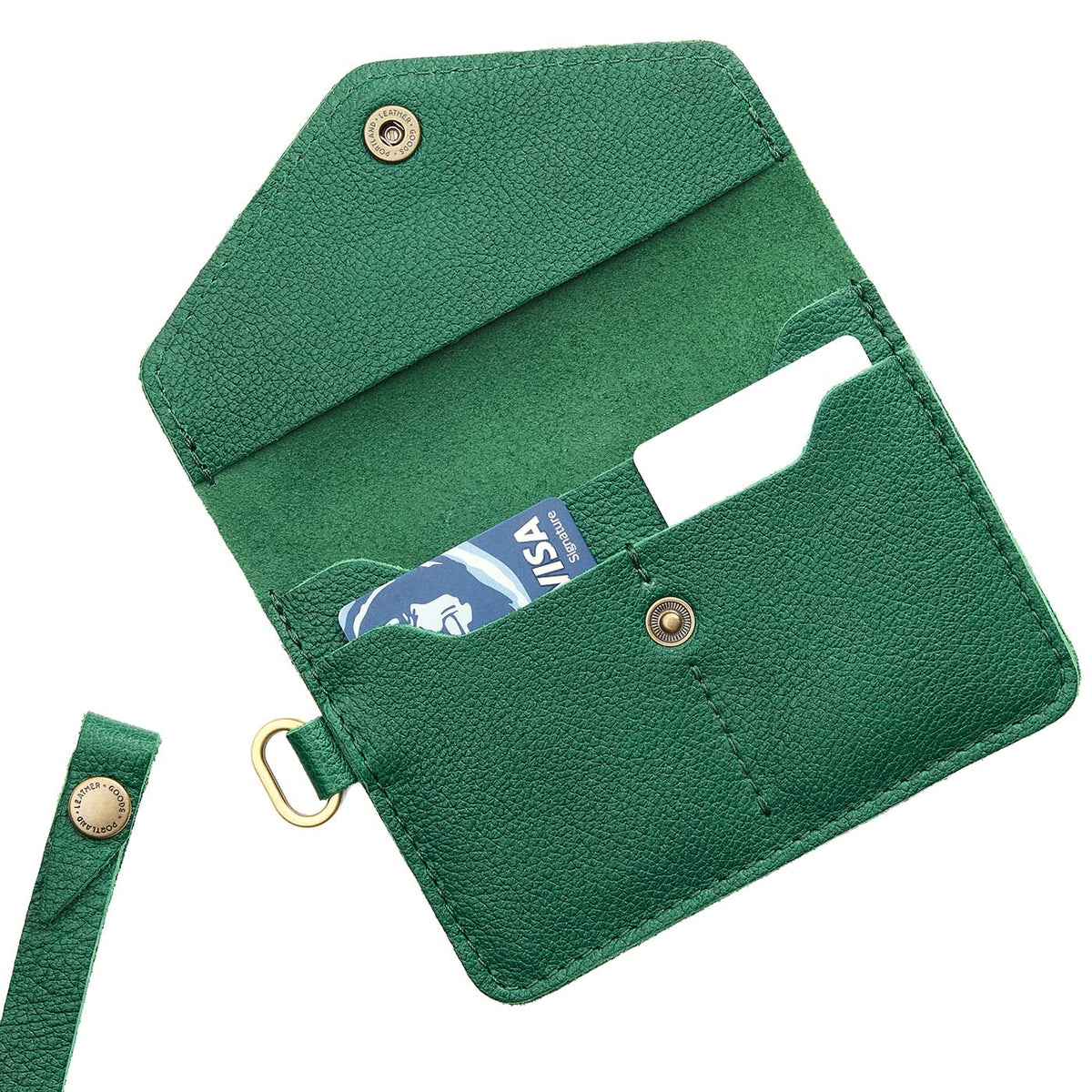Bacalar | Small Leather Passport Wristlet