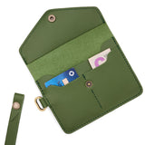 Cactus | Small Leather Passport Wristlet