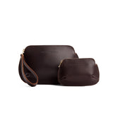 Grizzly | Small and large pouch with top zipper and curved edges