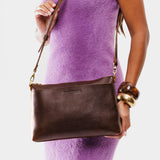 Coldbrew Large | Zip top crossbody bag with detachable strap