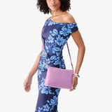 Calla Lily Small | Zip top crossbody bag with detachable strap