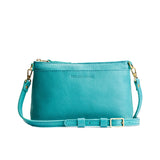 Seafoam Small | Zip top crossbody bag with detachable strap