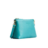 Seafoam Small | Zip top crossbody bag with detachable strap