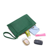 Bacalar Small | Wristlet pouch with front pocket and zipper closure