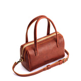 Nutmeg Small | Mini duffle shaped handbag with crossbody strap