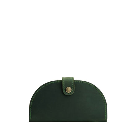 Evergreen | Semicircle bifold wallet with snap closure