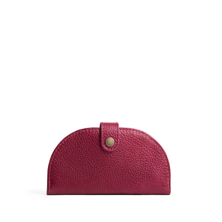 Orchid | Semicircle bifold wallet with snap closure