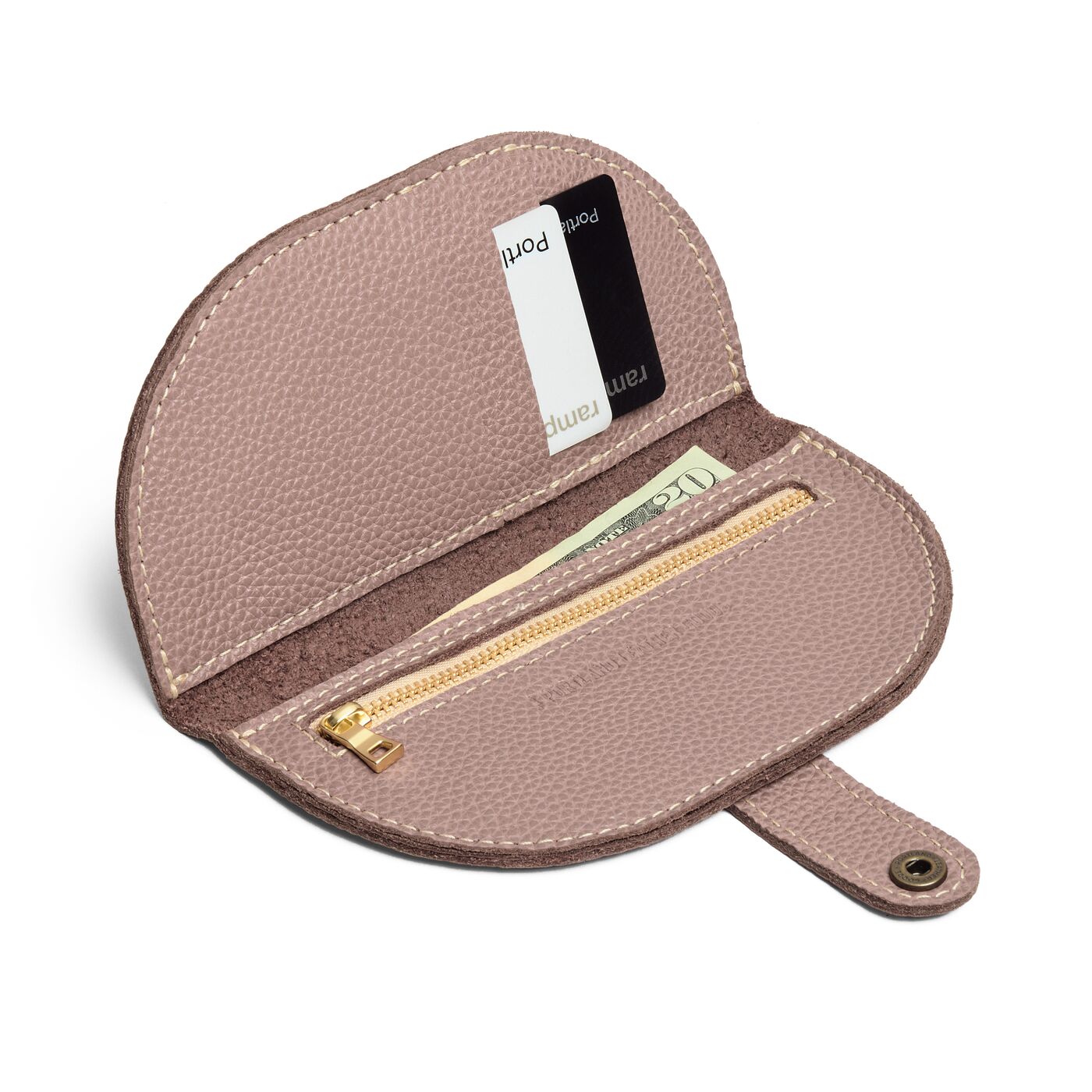 Sparrow | Semicircle bifold wallet with snap closure