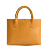 Sunshine*Large | Mid-size tote purse with structured leather handles and crossbody strap