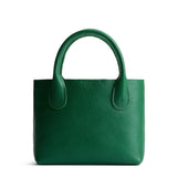 Bacalar Small | Petite tote purse with structured leather handles and crossbody strap