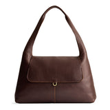 Coldbrew Large | Slouchy triangle shaped shoulder bag with a flap